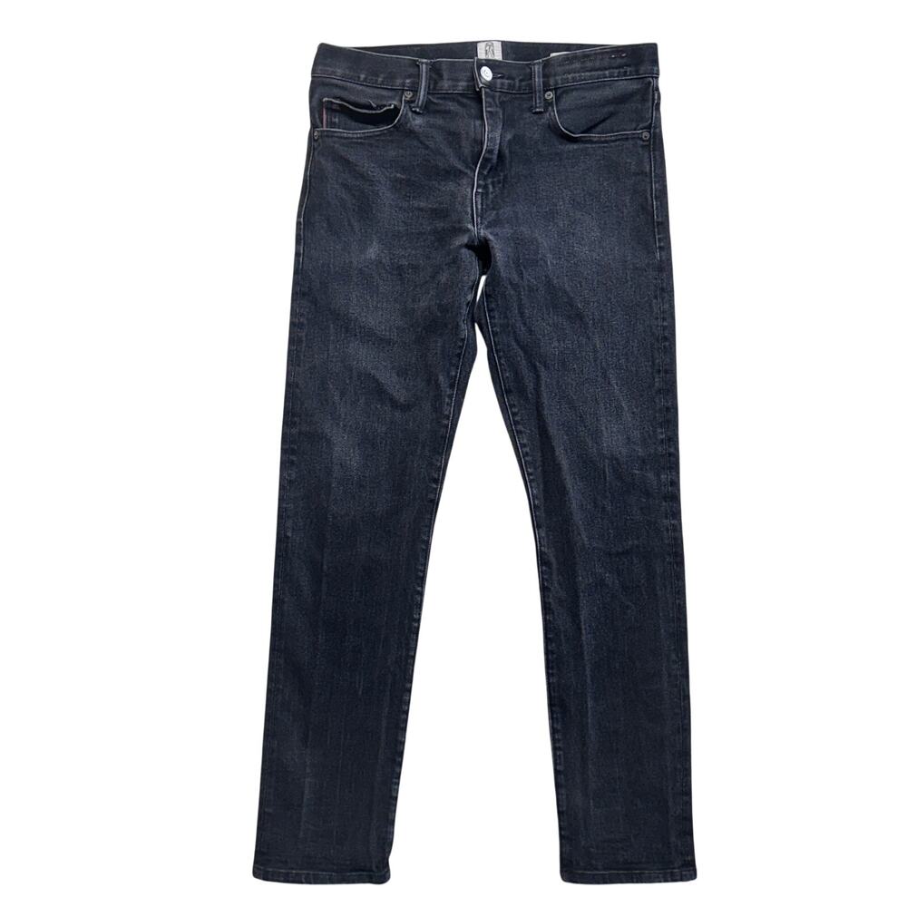 Hiroshi Kato The Pen Jeans Mens 32 Black Raw 10.5oz Slim Fit Selvedge Denim